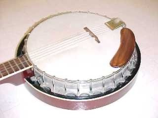 Allegretto banjo pot, aluminum with cast in flange, c. 1975. This design pot is still very common