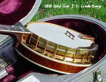 1981 Gold Star J.D. Crowe banjo, s/n 81011